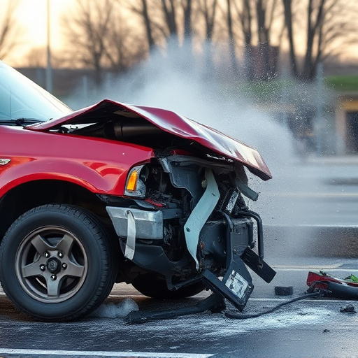 car crash damage