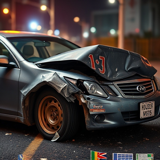 car crash damage