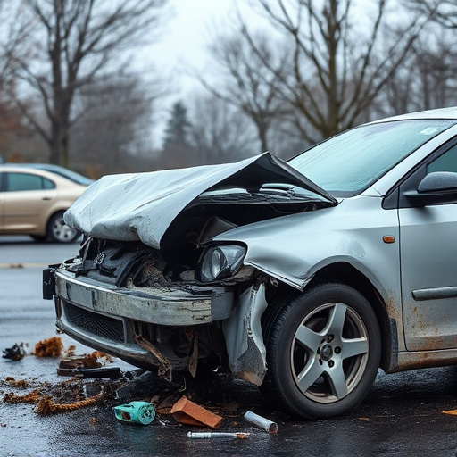 car crash damage
