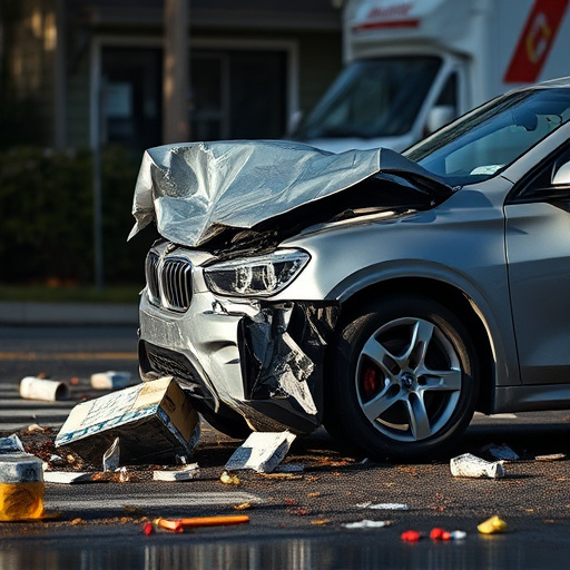 car crash damage