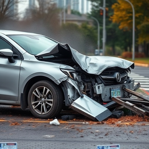 car crash damage