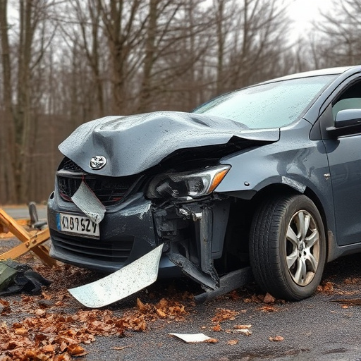 car crash damage