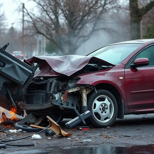 car crash damage