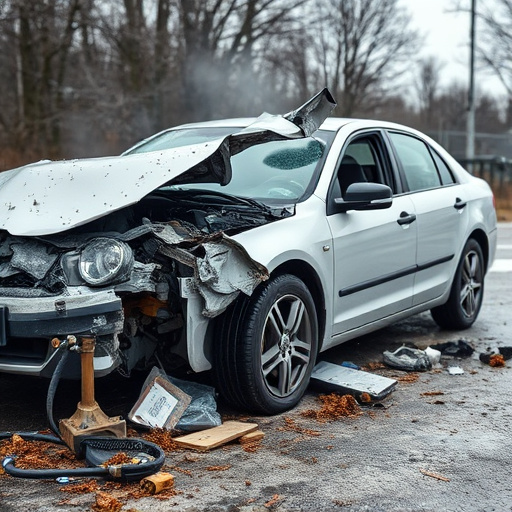 car crash damage