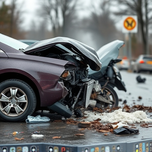 car crash damage
