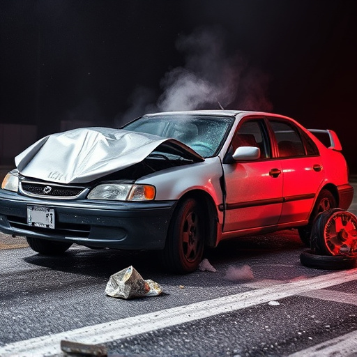 car crash damage