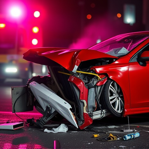 car crash damage