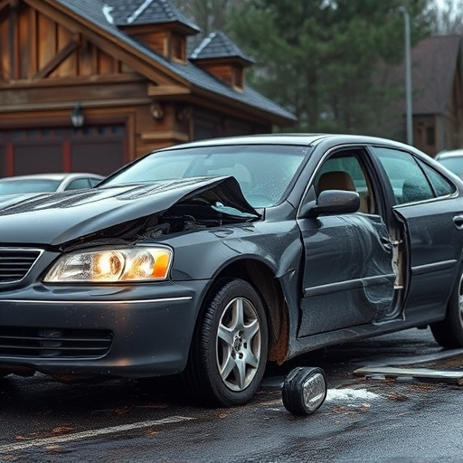 car crash damage