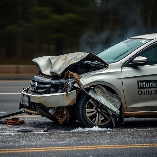 car crash damage