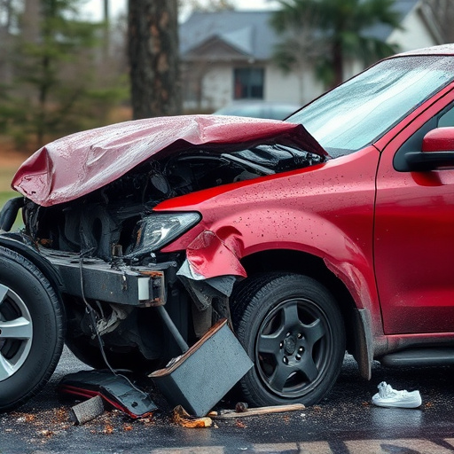 car crash damage