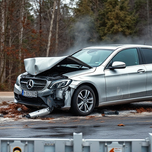 car crash damage