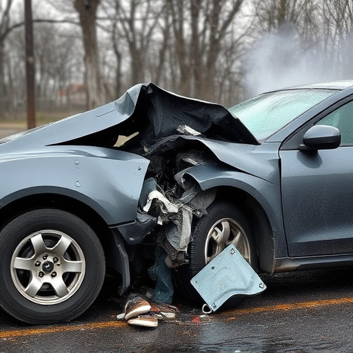 car crash damage