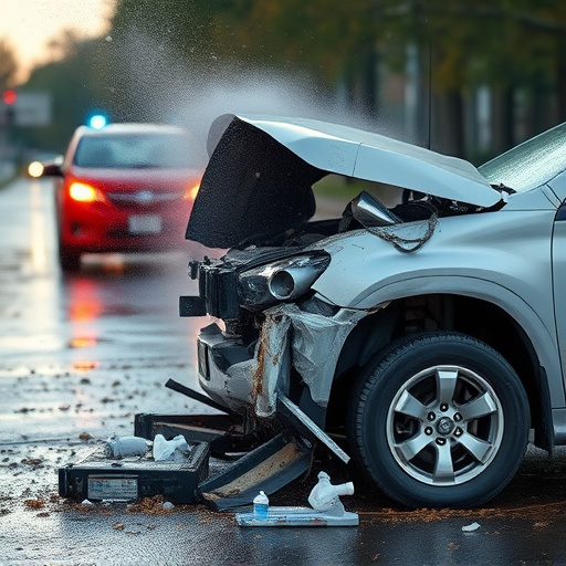 car crash damage