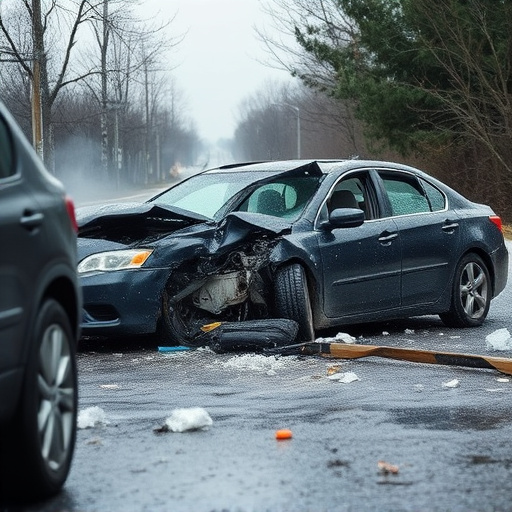 car crash damage