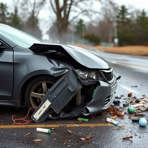 car crash damage
