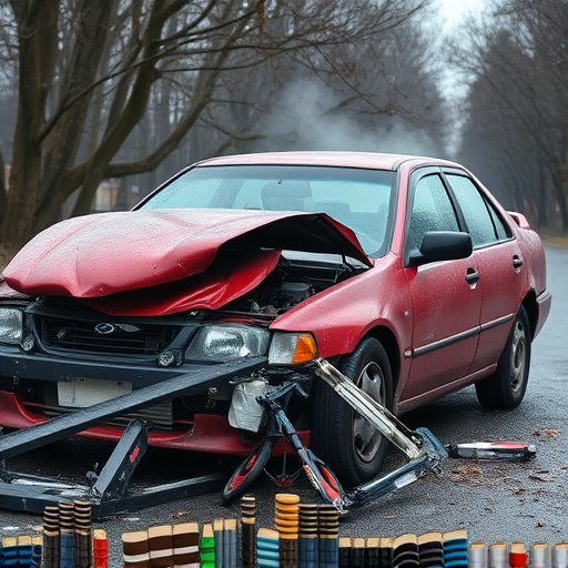 car crash damage