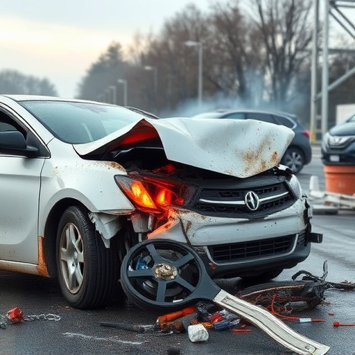 car crash damage