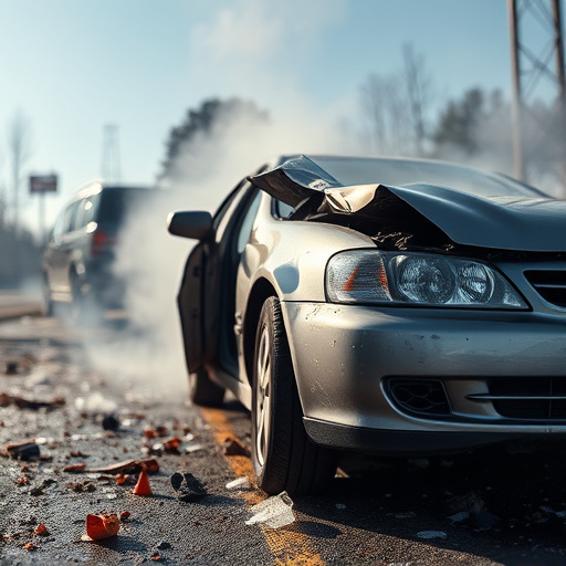car crash damage