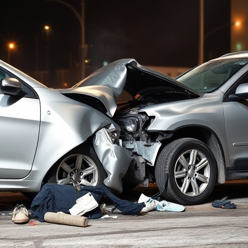 car crash damage