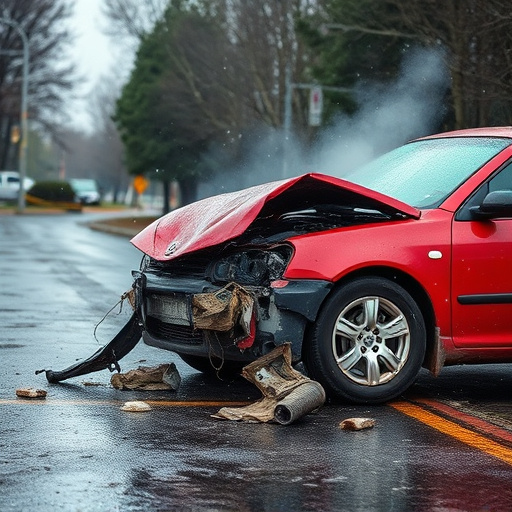 car crash damage