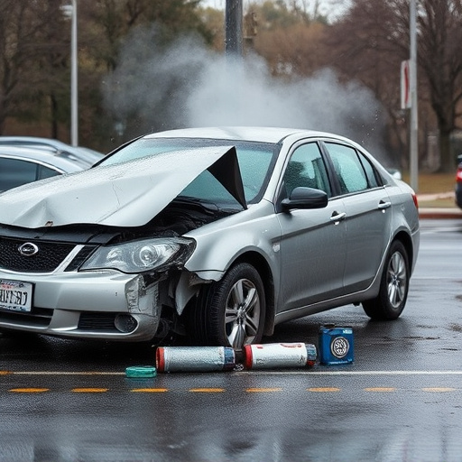 car crash damage