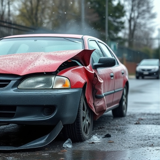 car crash damage