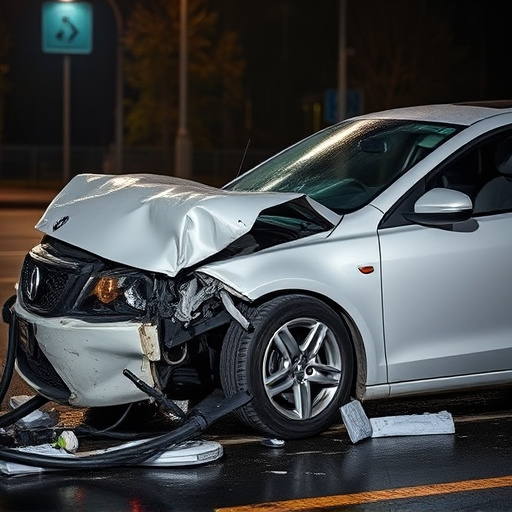 car crash damage