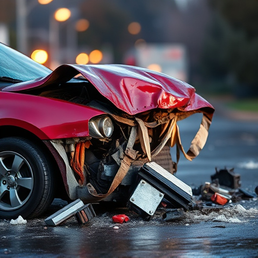 car crash damage