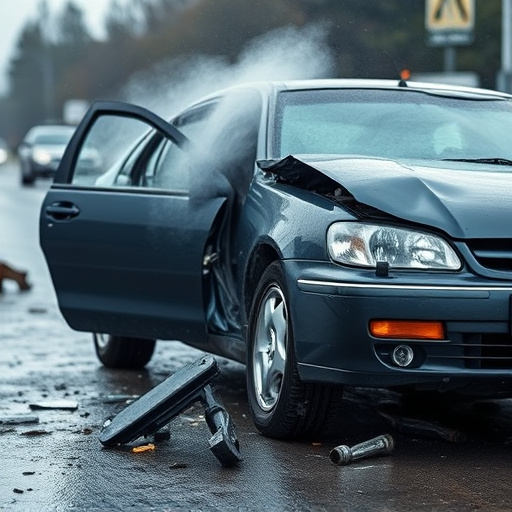 car crash damage