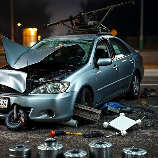 car crash damage