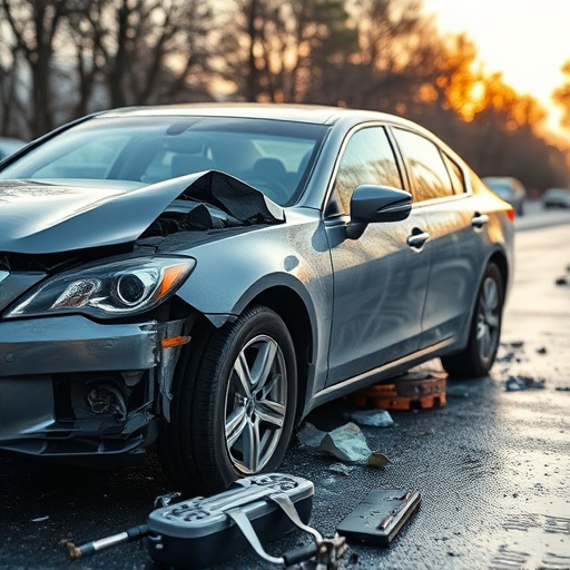 car crash damage