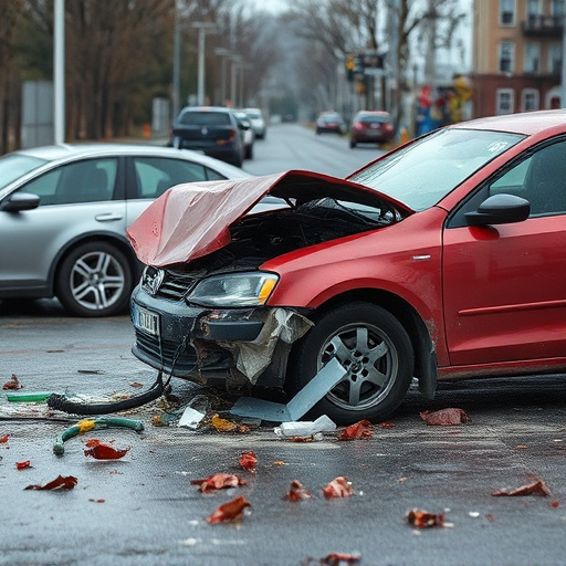 car crash damage