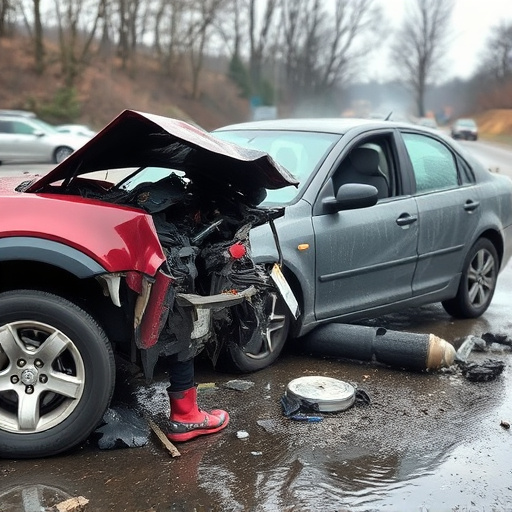 car crash damage
