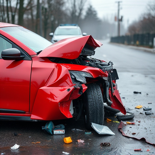 car crash damage