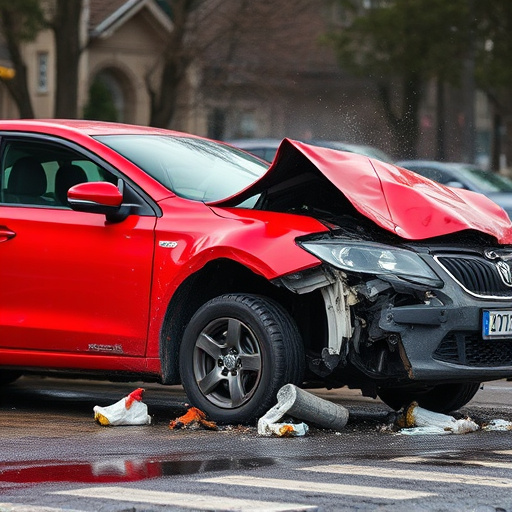 car crash damage
