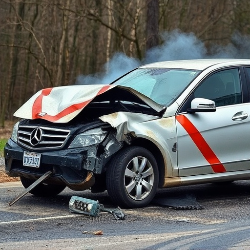 car crash damage