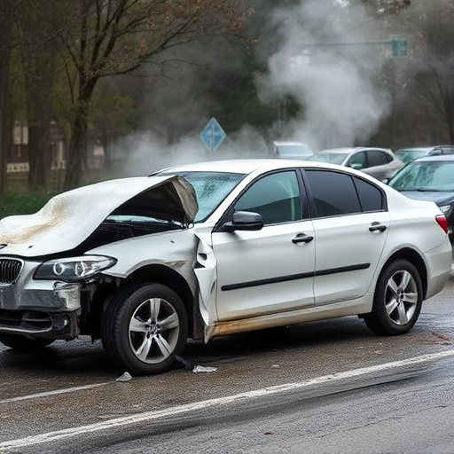 car crash damage