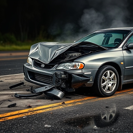 car crash damage