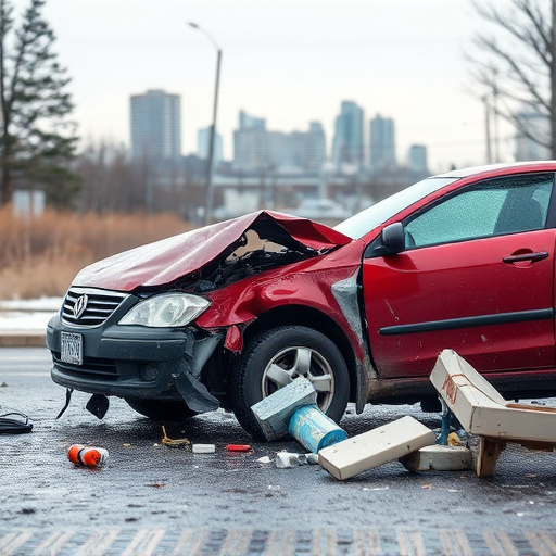 car crash damage