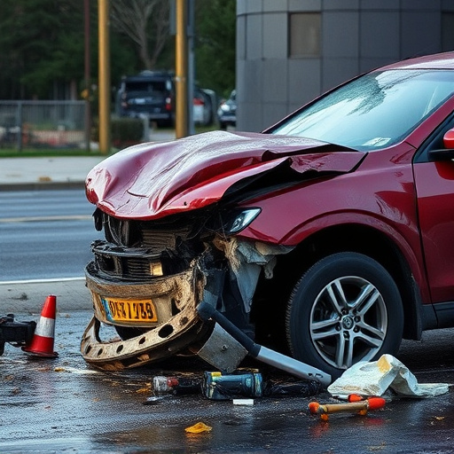 car crash damage