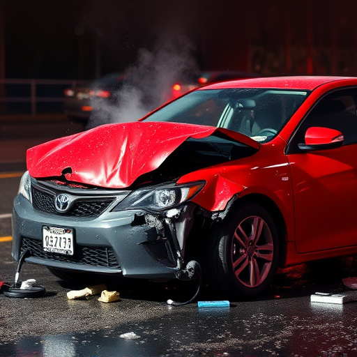 car crash damage