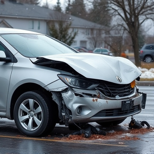 car crash damage