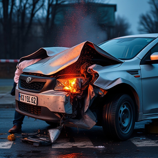car crash damage