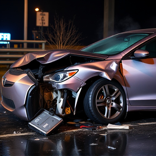 car crash damage