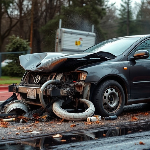 car crash damage