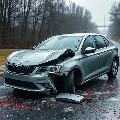car crash damage