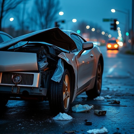 car crash damage