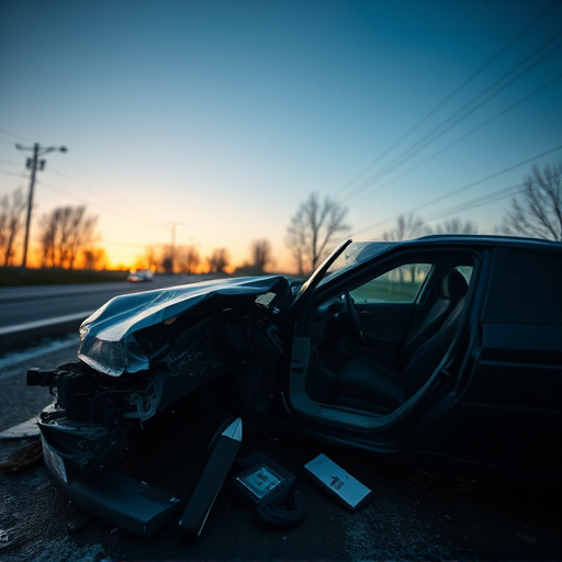 car crash damage