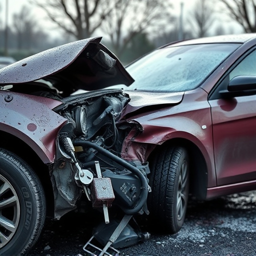 car crash damage