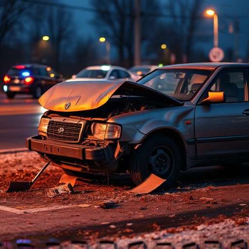 car crash damage